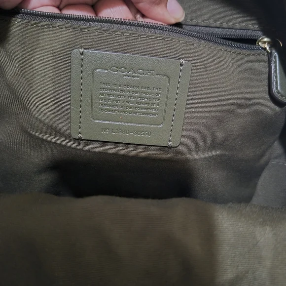 Coach Charlie Pebbled Leather Backpack